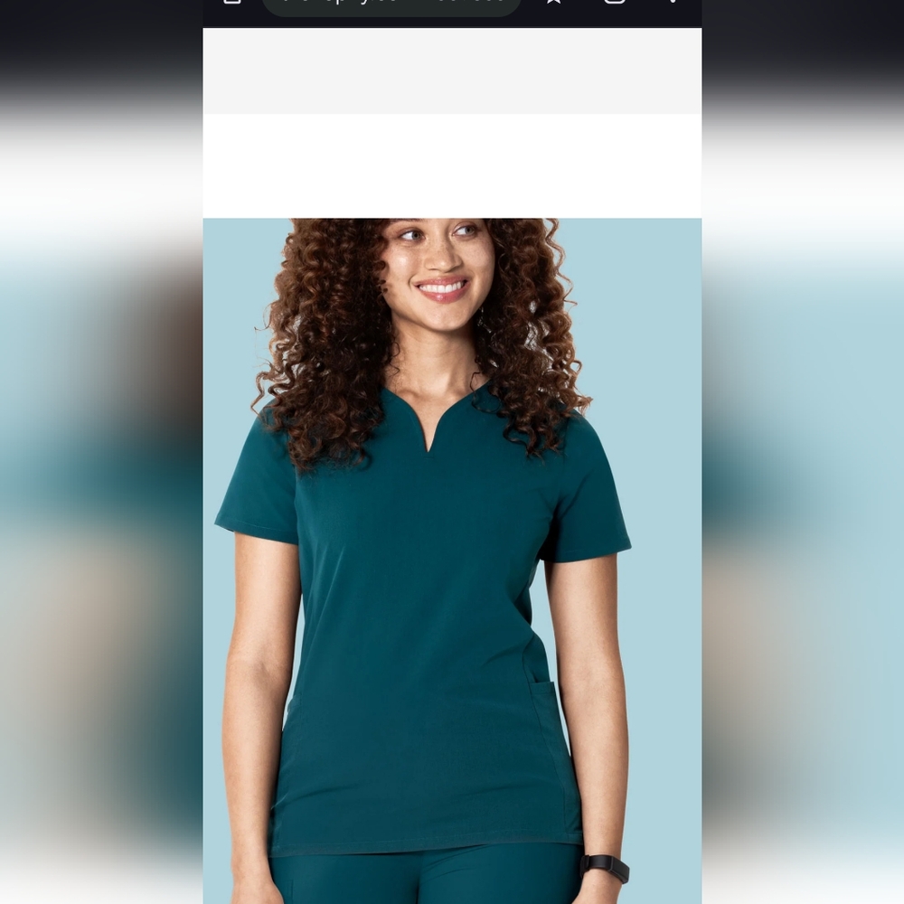 Caribbean blue Mandala Scrub Set